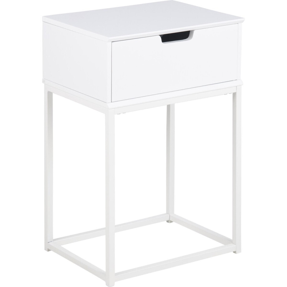 Mike nachtkastje wit. afbeelding 1