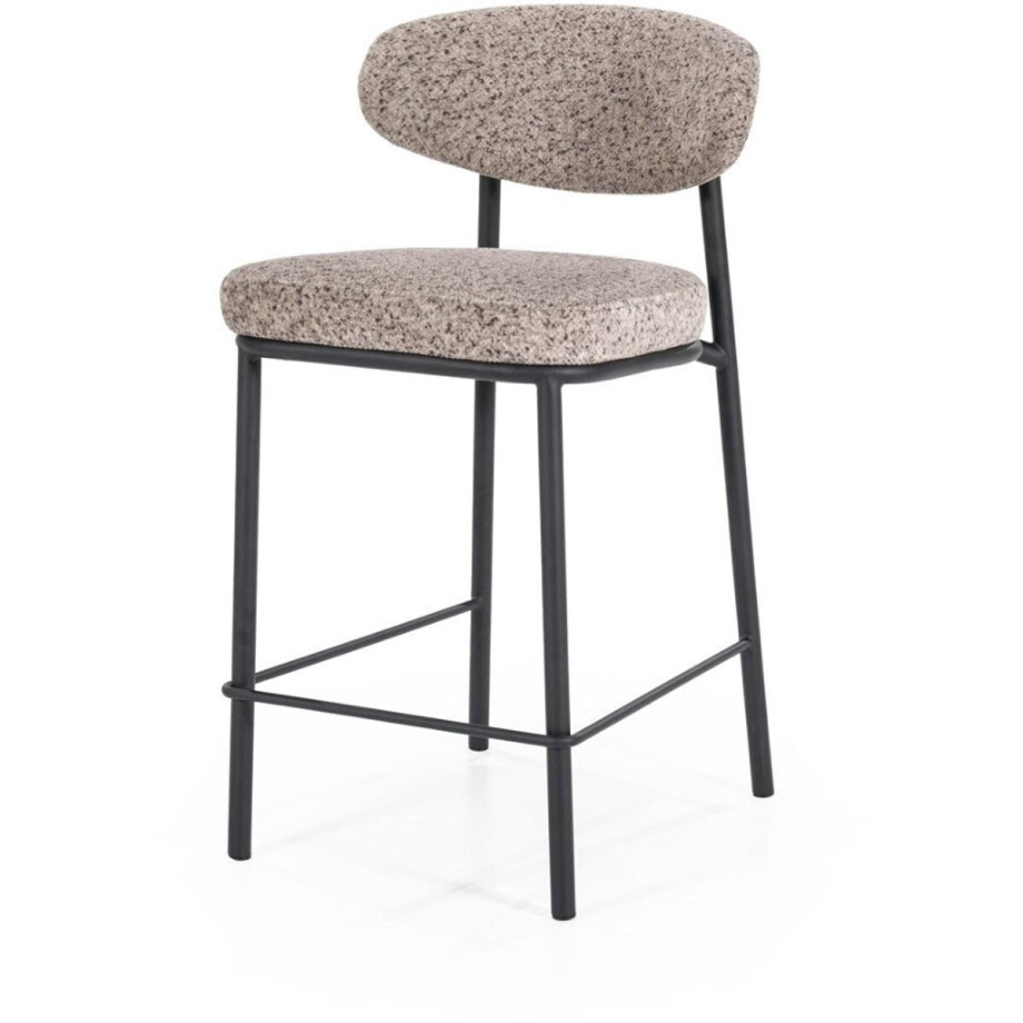 By-Boo Barstoel Jari - Taupe afbeelding 1