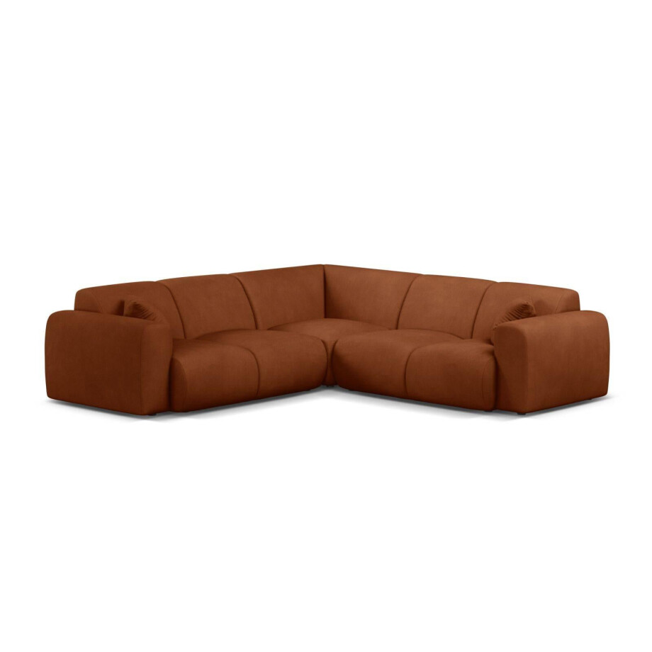 Symmetrische hoekbank Molino chenille | Micadoni Home afbeelding 1