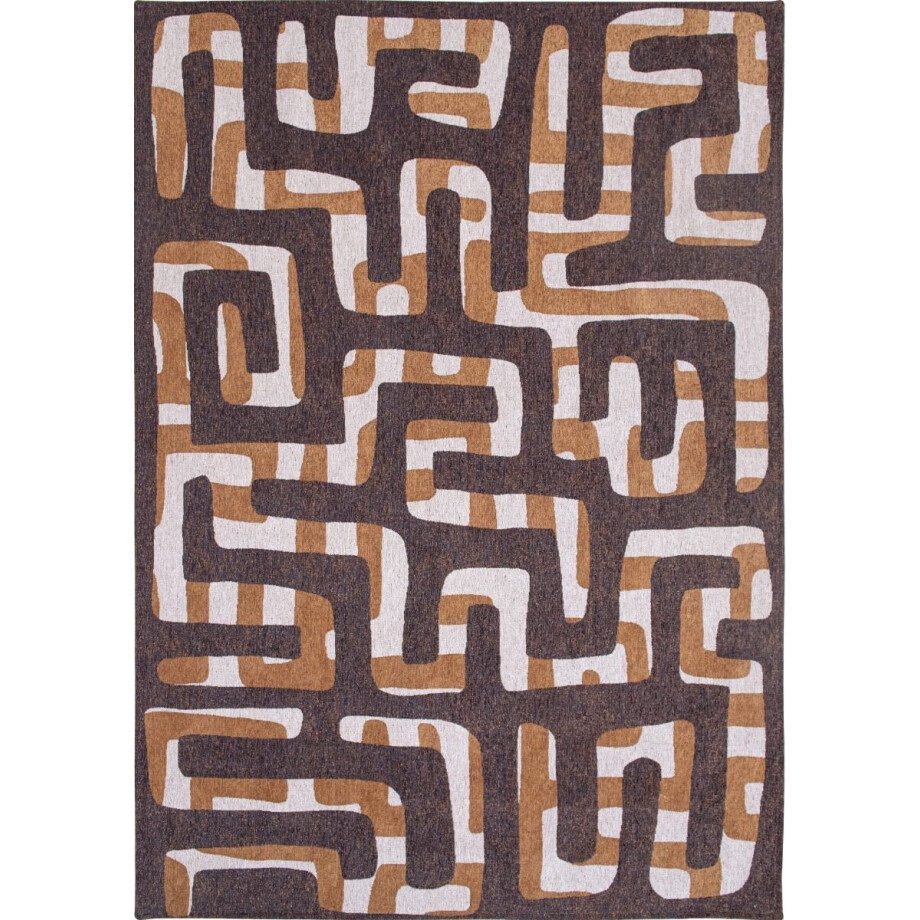 Louis De Poortere vloerkleed Bison - bruin - 240x340cm afbeelding 1