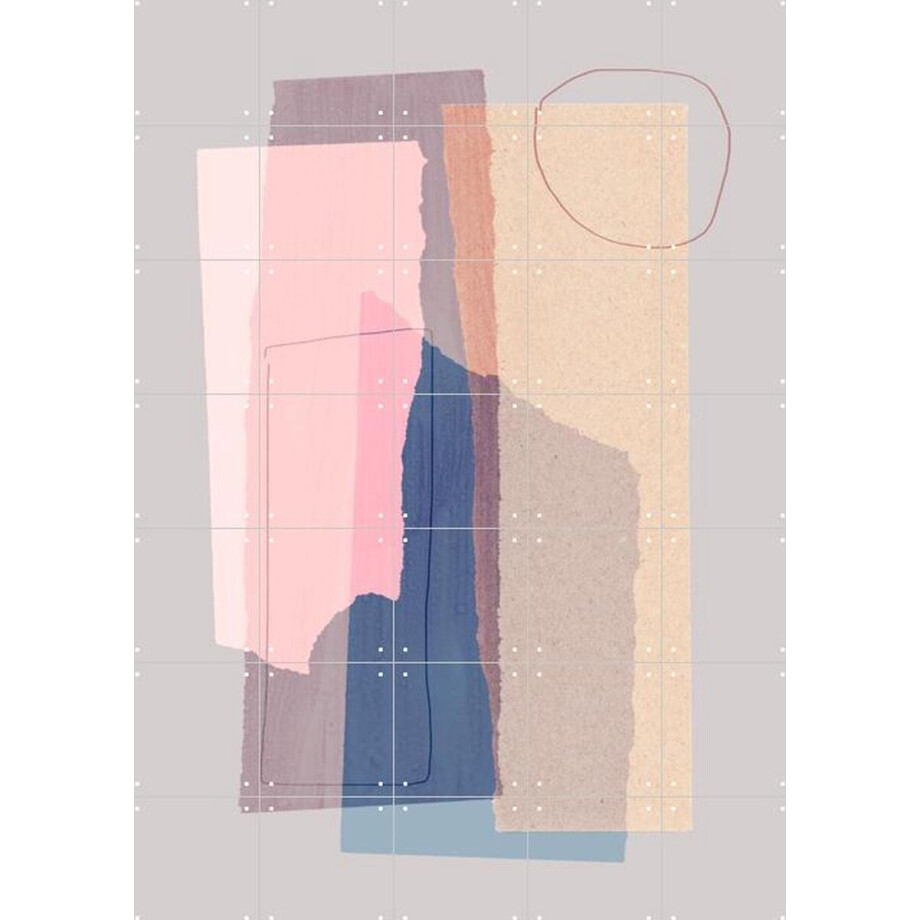 IXXI Pieces 5A, Mareike Böhmer - 100 x 140 cm - Gratis ophangtool - Grote wanddecoratie en posters - Digitale Kunst, Minimalistisch, Geometrische IXXI Pieces 5A, Mareike Böhmer - 100 x 140 cm - Gratis ophangtool - Grote wanddecoratie en posters - Digitale Kunst, Minimalistisch, Geometrische afbeelding 1