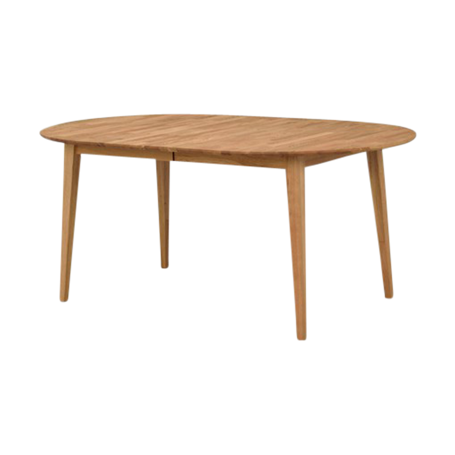 Filippa uitschuifbare houten eettafel naturel - 170 x 105 cm afbeelding 1