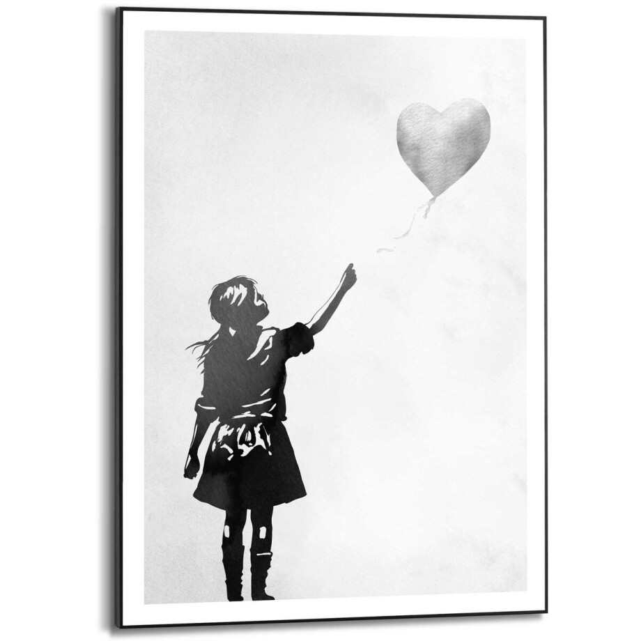 Schilderij Meisje met de ballon - 70 x 50 - Hout - REINDERS afbeelding 1