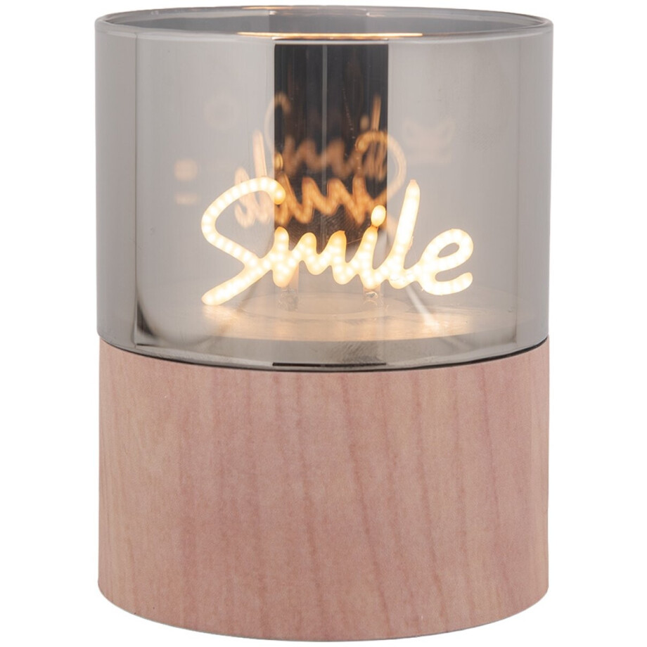 Clayre & Eef LED Kaars Ø 8x10 cm Bruin Kunststof Clayre & Eef LED Kaars Ø 8x10 cm Bruin Kunststof afbeelding 1