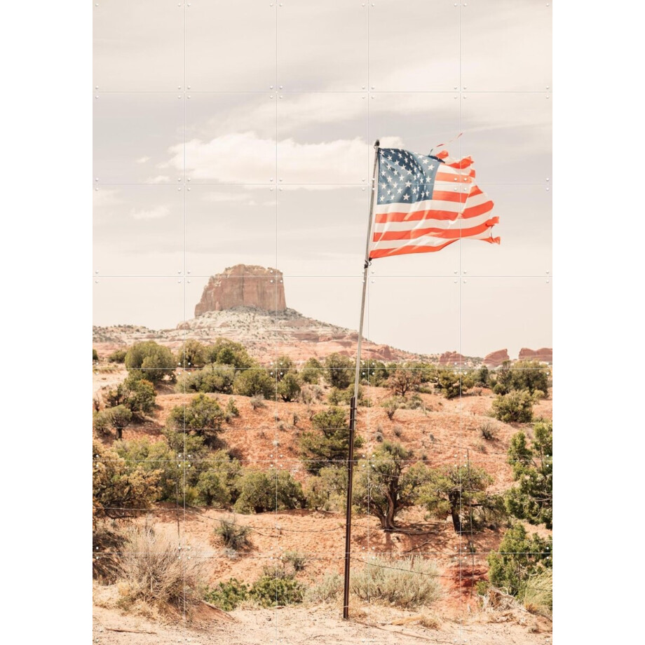 IXXI Arizona USA, Pati Photography - 100 x 140 cm - Gratis ophangtool - Grote wanddecoratie en posters - Vintage, Fotografie, Mancave, Gang afbeelding 1