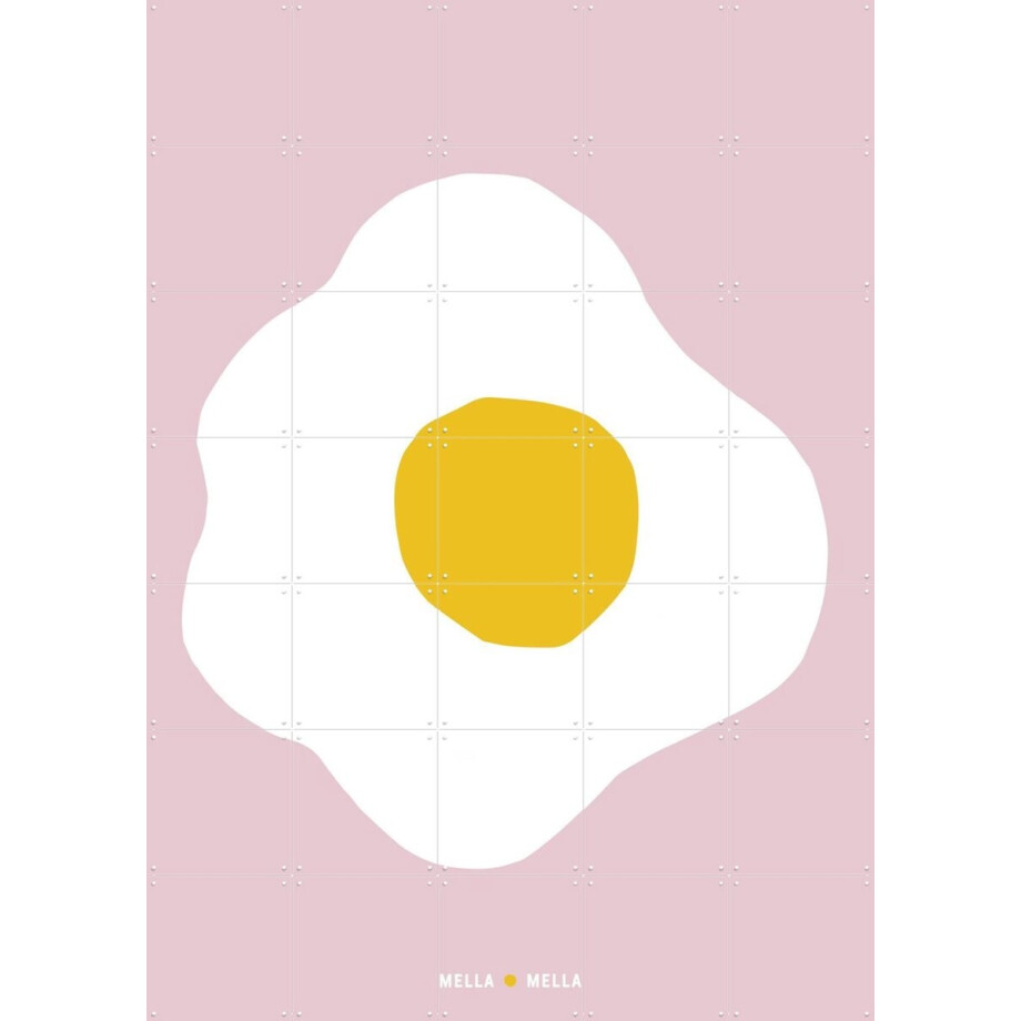 IXXI Spiegelei, Mella Mella - 100 x 140 cm - Gratis ophangtool - Grote wanddecoratie en posters - Illustraties, Minimalisme, Grafisch Ontwerp, Speels IXXI Spiegelei, Mella Mella - 100 x 140 cm - Gratis ophangtool - Grote wanddecoratie en posters - Illustraties, Minimalisme, Grafisch Ontwerp, Speels afbeelding 1
