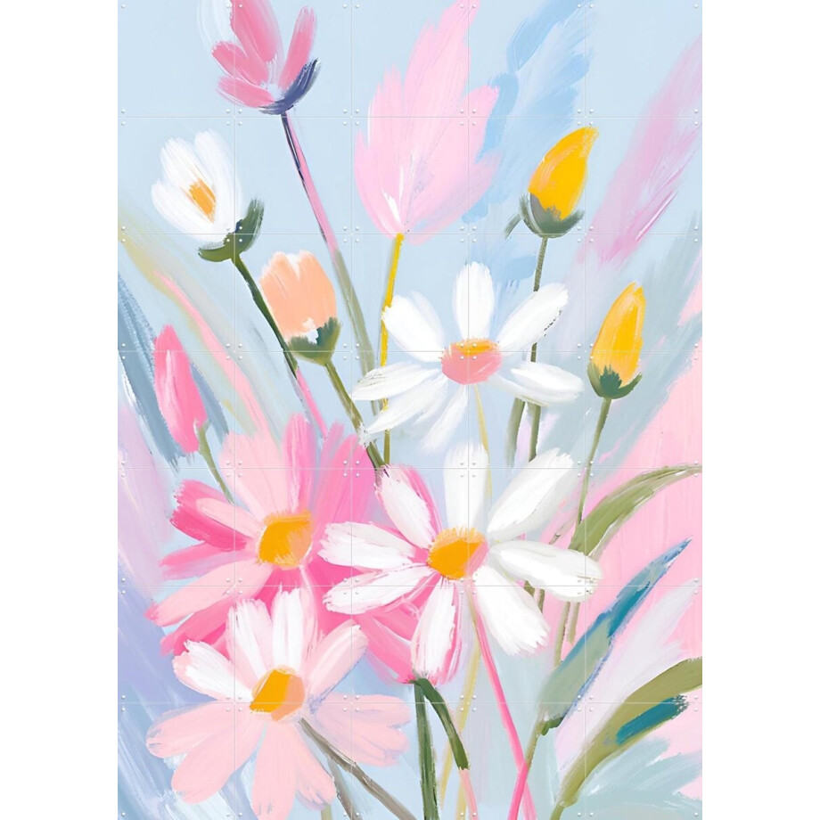 IXXI Vibrant Bouquet, Ohkimiko & Various - 100 x 140 cm - Gratis ophangtool - Grote wanddecoratie en posters - Kleurrijk, Kwaststreken, Illustraties IXXI Vibrant Bouquet, Ohkimiko & Various - 100 x 140 cm - Gratis ophangtool - Grote wanddecoratie en posters - Kleurrijk, Kwaststreken, Illustraties afbeelding 1