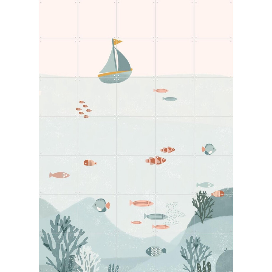 IXXI Under the Blue Sea, Menina Lisboa & Various - 100 x 140 cm - Gratis ophangtool - Grote wanddecoratie en posters - Grafisch Ontwerp, Speels IXXI Under the Blue Sea, Menina Lisboa & Various - 100 x 140 cm - Gratis ophangtool - Grote wanddecoratie en posters - Grafisch Ontwerp, Speels afbeelding 1