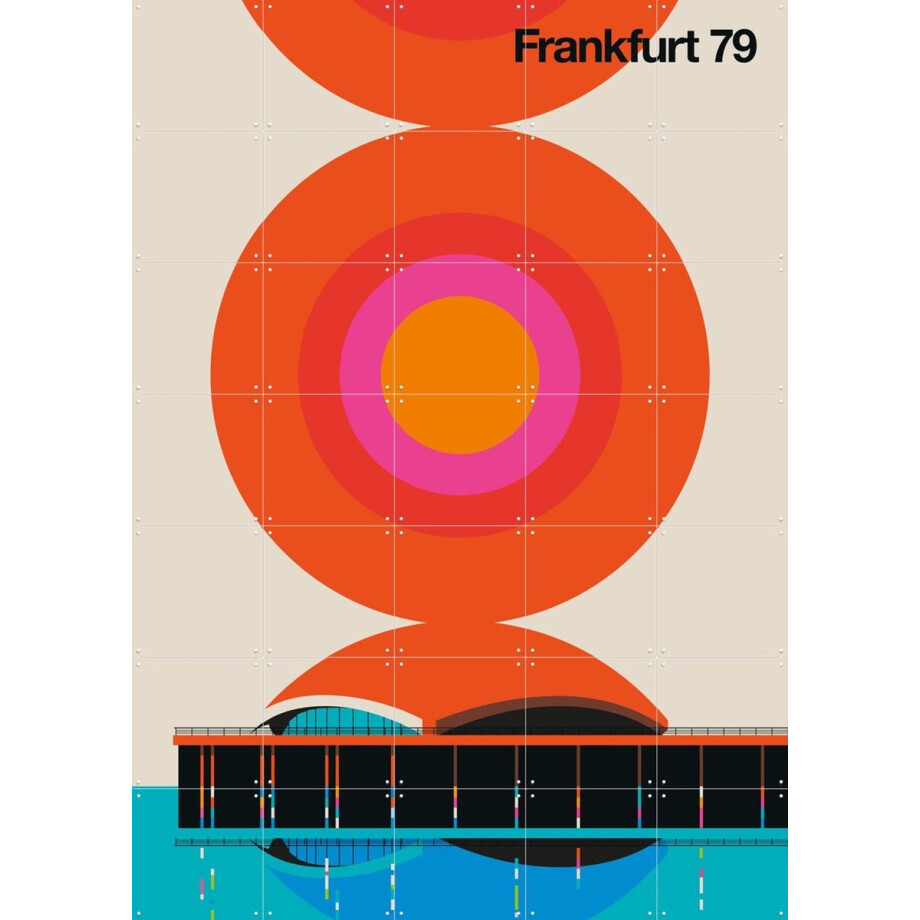 IXXI Frankfurt 79, Bo Lundberg - 100 x 140 cm - Gratis ophangtool - Grote wanddecoratie en posters - Kleurrijk, Illustraties, Geometrische Kunst IXXI Frankfurt 79, Bo Lundberg - 100 x 140 cm - Gratis ophangtool - Grote wanddecoratie en posters - Kleurrijk, Illustraties, Geometrische Kunst afbeelding 1
