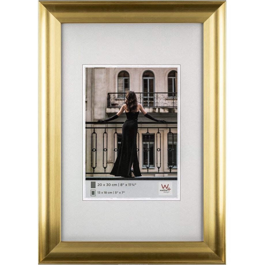 Walther Venice - Fotolijst - Fotoformaat 30x40 cm - Goud Walther Venice - Fotolijst - Fotoformaat 30x40 cm - Goud afbeelding 1