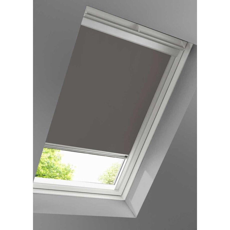 Standaard Verduisterend Rolgordijn voor VELUX Dakramen, U04, 804, 7, Grijs afbeelding 1