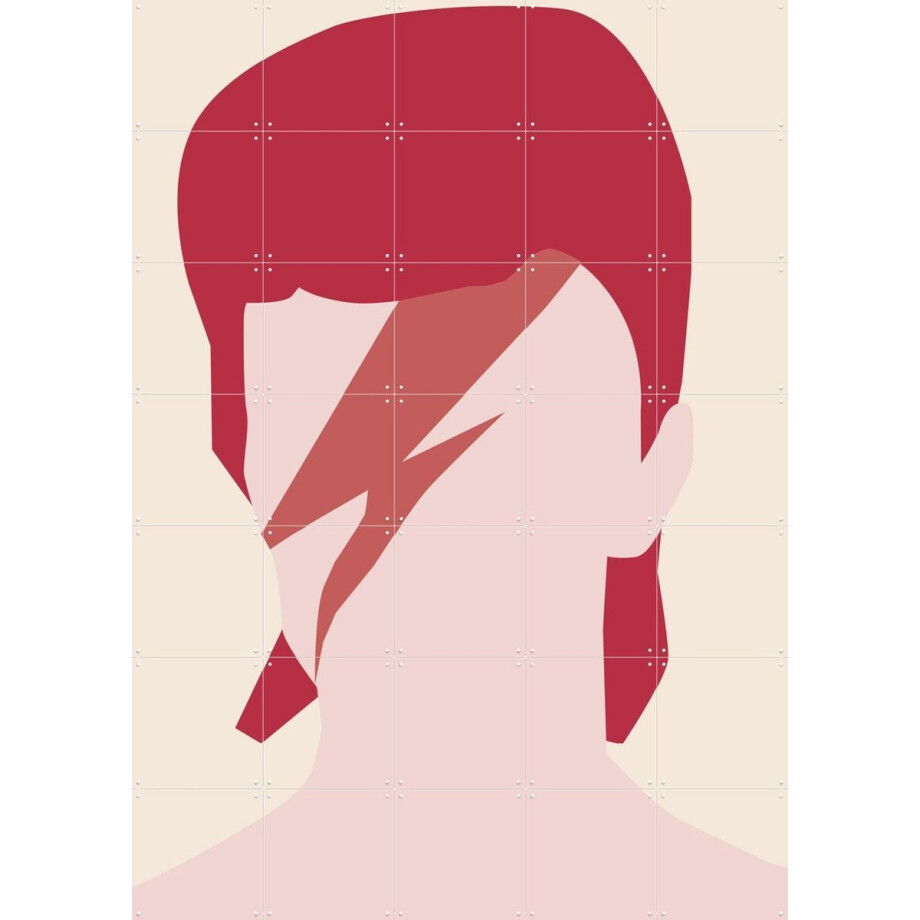 IXXI David, Helena Ravenne - 100 x 140 cm - Gratis ophangtool - Grote wanddecoratie en posters - Geometrische Kunst, Minimalisme, Illustraties afbeelding 1