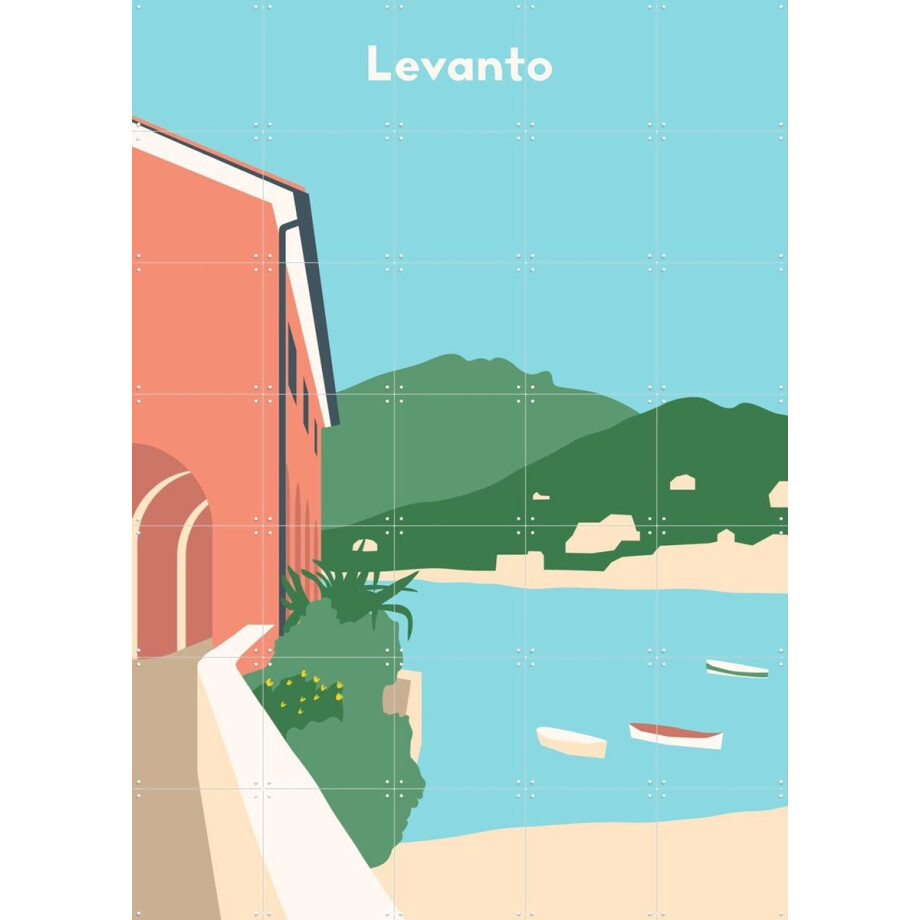 IXXI Levanto, Florent Bodart - 100 x 140 cm - Gratis ophangtool - Grote wanddecoratie en posters - Geometrische Kunst, Digitale Kunst, Kleurrijk IXXI Levanto, Florent Bodart - 100 x 140 cm - Gratis ophangtool - Grote wanddecoratie en posters - Geometrische Kunst, Digitale Kunst, Kleurrijk afbeelding 1