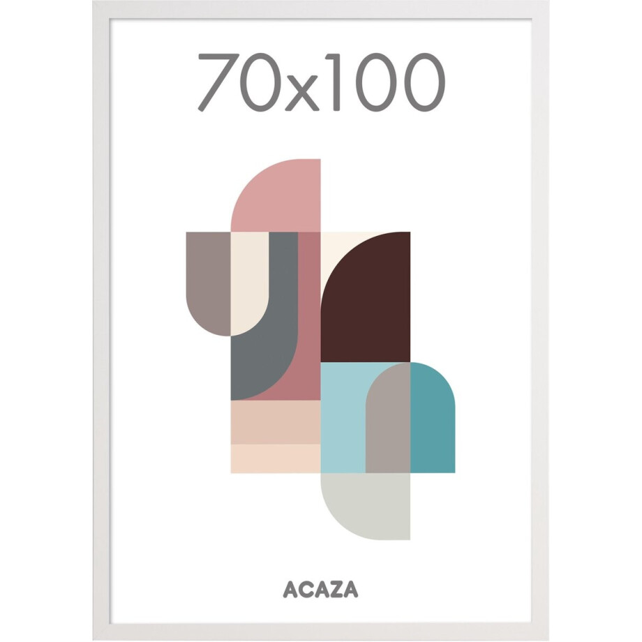 ACAZA Fotolijst - Fotokader - Fotolijst 70x100 cm - Fotokader 70x100 cm - MDF Hout - Wit ACAZA Fotolijst - Fotokader - Fotolijst 70x100 cm - Fotokader 70x100 cm - MDF Hout - Wit afbeelding 1
