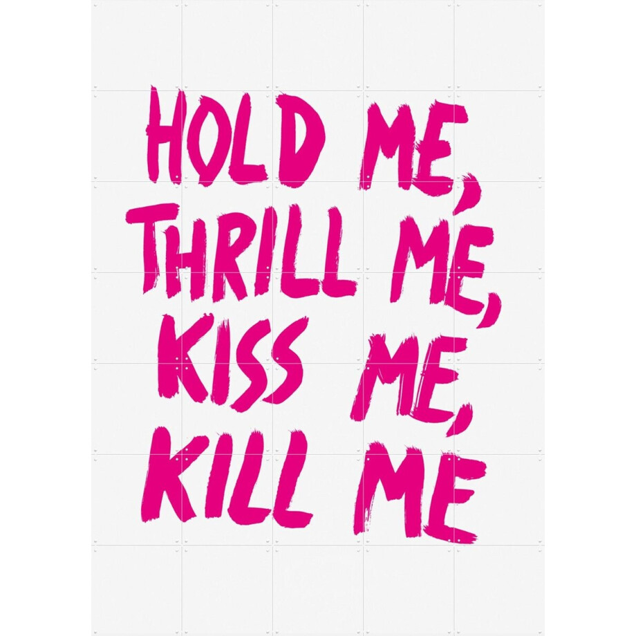 IXXI Hold me, Thrill me, Kiss me, Kill me, Marcus Kraft - 100 x 140 cm - Gratis ophangtool - Grote wanddecoratie en posters - Pop art, Illustraties afbeelding 1