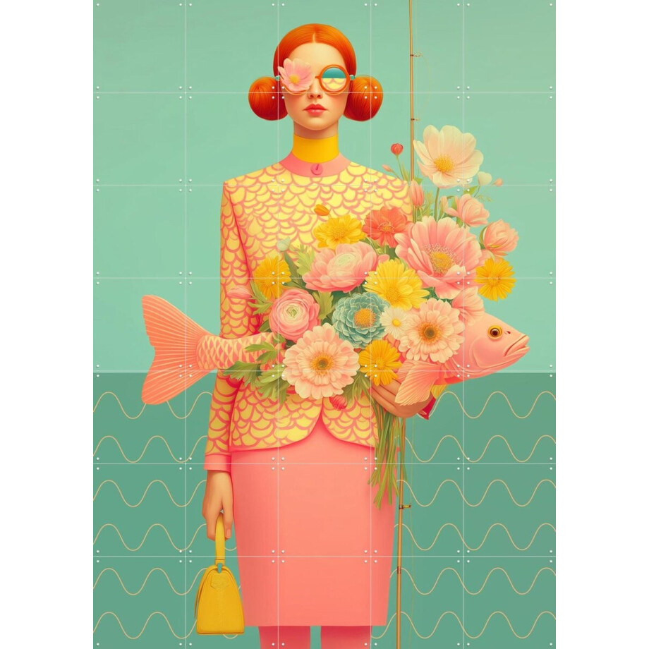 IXXI Fishing season, Mirjam Duizendstra - 100 x 140 cm - Gratis ophangtool - Grote wanddecoratie en posters Woonkamer, Bloemen, Portretten IXXI Fishing season, Mirjam Duizendstra - 100 x 140 cm - Gratis ophangtool - Grote wanddecoratie en posters Woonkamer, Bloemen, Portretten afbeelding 1