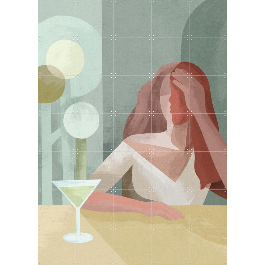 IXXI The Exhausted Mother, Goed Blauw - 100 x 140 cm - Gratis ophangtool - Grote wanddecoratie en posters - Digitale Kunst, Illustraties, Minimalisme IXXI The Exhausted Mother, Goed Blauw - 100 x 140 cm - Gratis ophangtool - Grote wanddecoratie en posters - Digitale Kunst, Illustraties, Minimalisme afbeelding 1