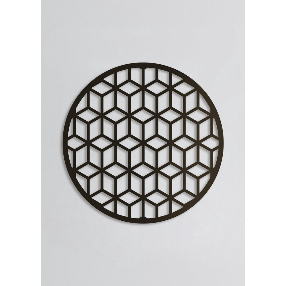 Wanddecoratie | Geometrisch 6 rond - M (40x40cm) Wanddecoratie | Geometrisch 6 rond - M (40x40cm) afbeelding 1