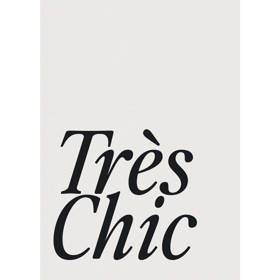 Très Chic Poster - 40x50 cm afbeelding 1
