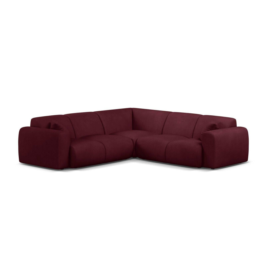 Symmetrische hoekbank Molino chenille | Micadoni Home Symmetrische hoekbank Molino chenille | Micadoni Home afbeelding 1