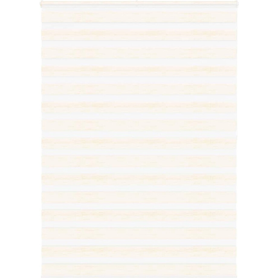 vidaXL - Zebra - rolgordijn - 160x200 - cm - stofbreedte - 155,9 - cm - marmerbeige afbeelding 1