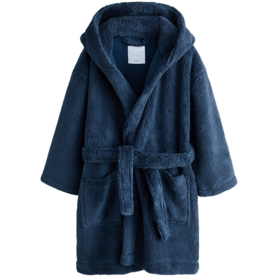 Next - Jongens - Fleece kamerjas - Blauw Next - Jongens - Fleece kamerjas - Blauw afbeelding 1