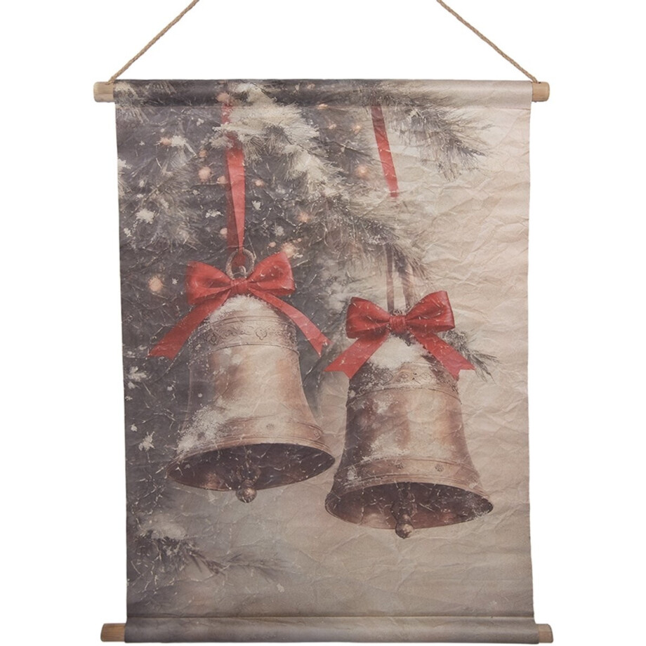 Clayre & Eef Wandkleed 55x3x75 cm Beige Textiel afbeelding 1