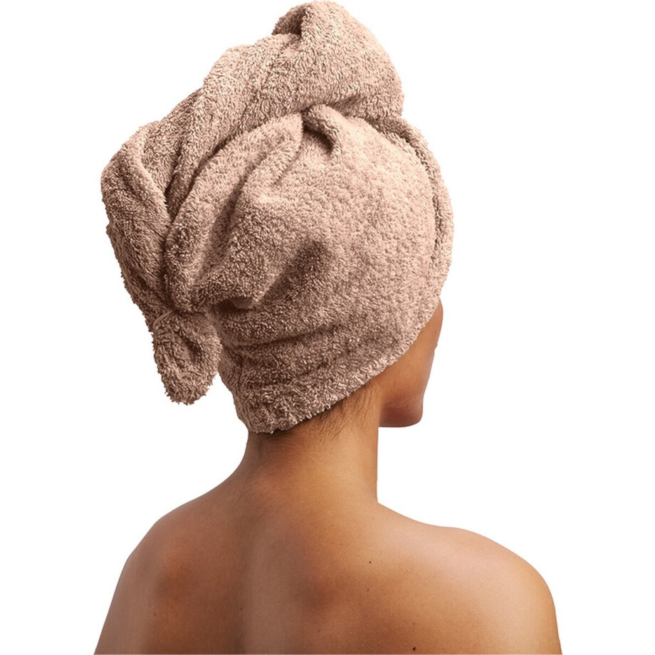 Yumeko haarhanddoek terry dusty roze - Hotelkwaliteit - Bio, eco & fairtrade Yumeko haarhanddoek terry dusty roze - Hotelkwaliteit - Bio, eco & fairtrade afbeelding 1