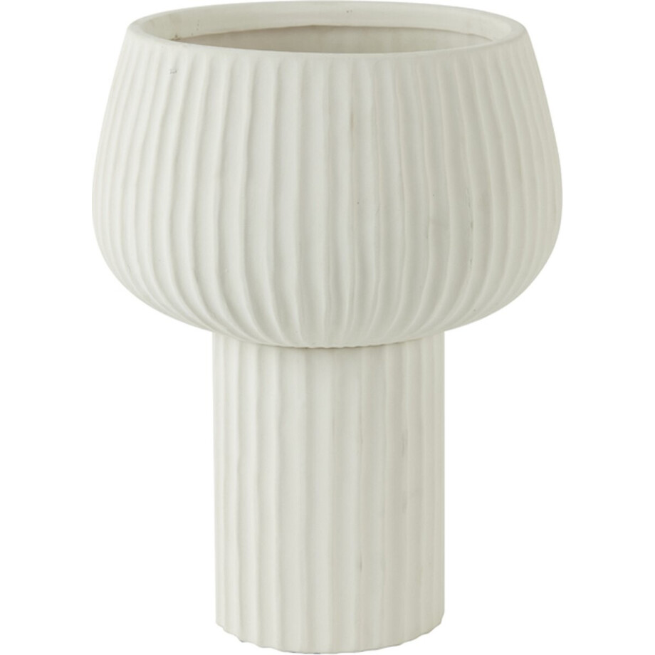 Light & Living - Vaas FEYA - Ø27.5x36cm - Wit afbeelding 1