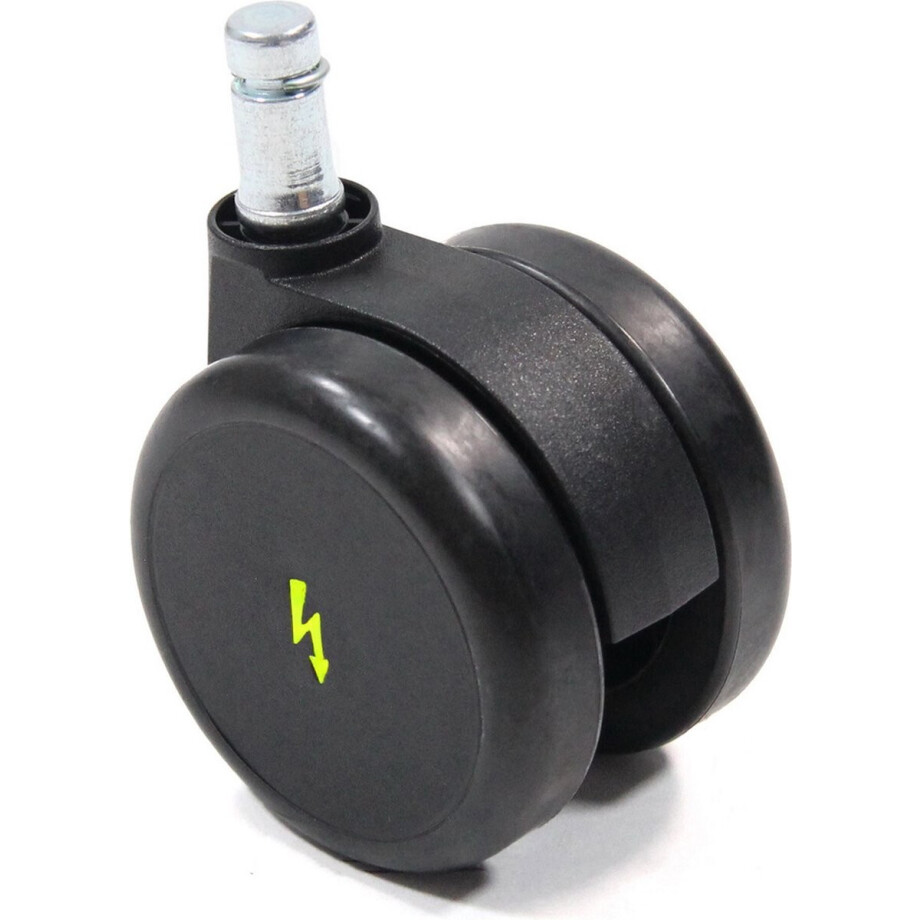 5x Rolo ESD 11mm/65mm - Bureaustoelwielen - Mehrfarbig - Metaal, Kunststof 5x Rolo ESD 11mm/65mm - Bureaustoelwielen - Mehrfarbig - Metaal, Kunststof afbeelding 1