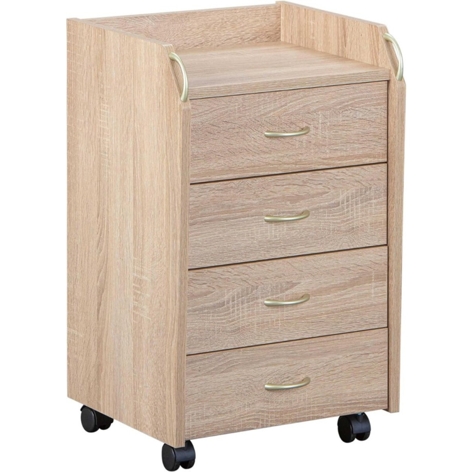 White-Label® Archiefkast - Rolcontainer - Ladekast - Dossierkast afbeelding 1