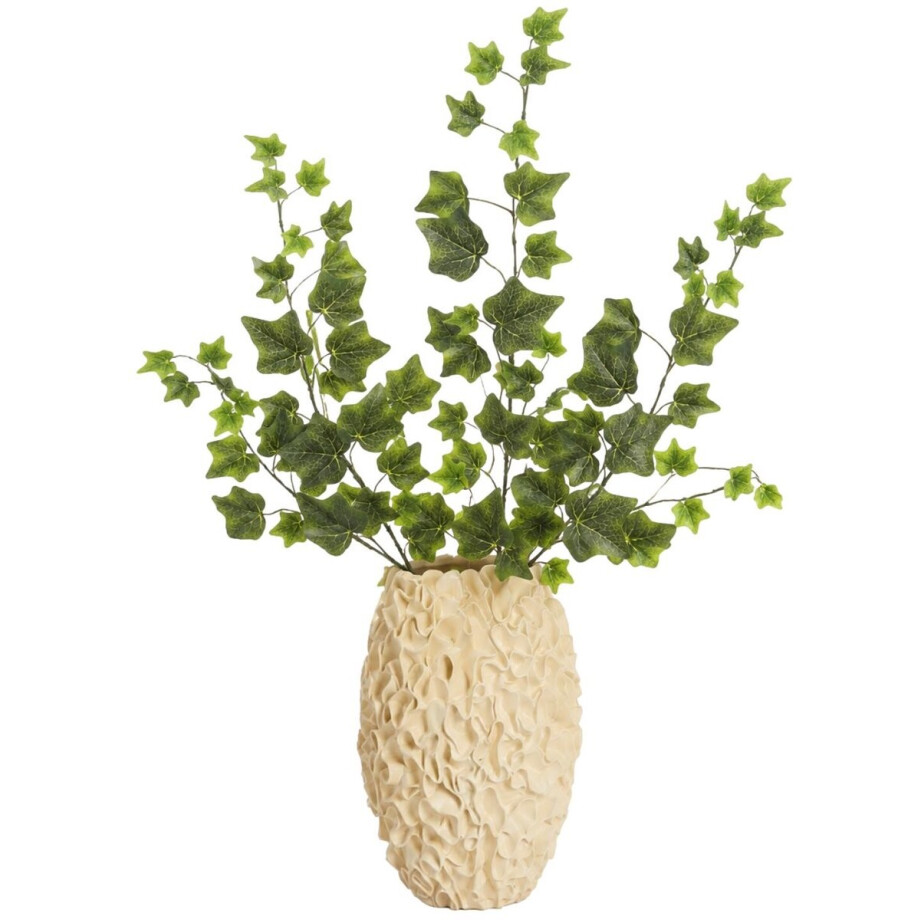 Mica Decorations Kunstplant takken Hedera - 4x - H63 cm - groen - kunststof - bladgroen - siertakken - klimop afbeelding 1