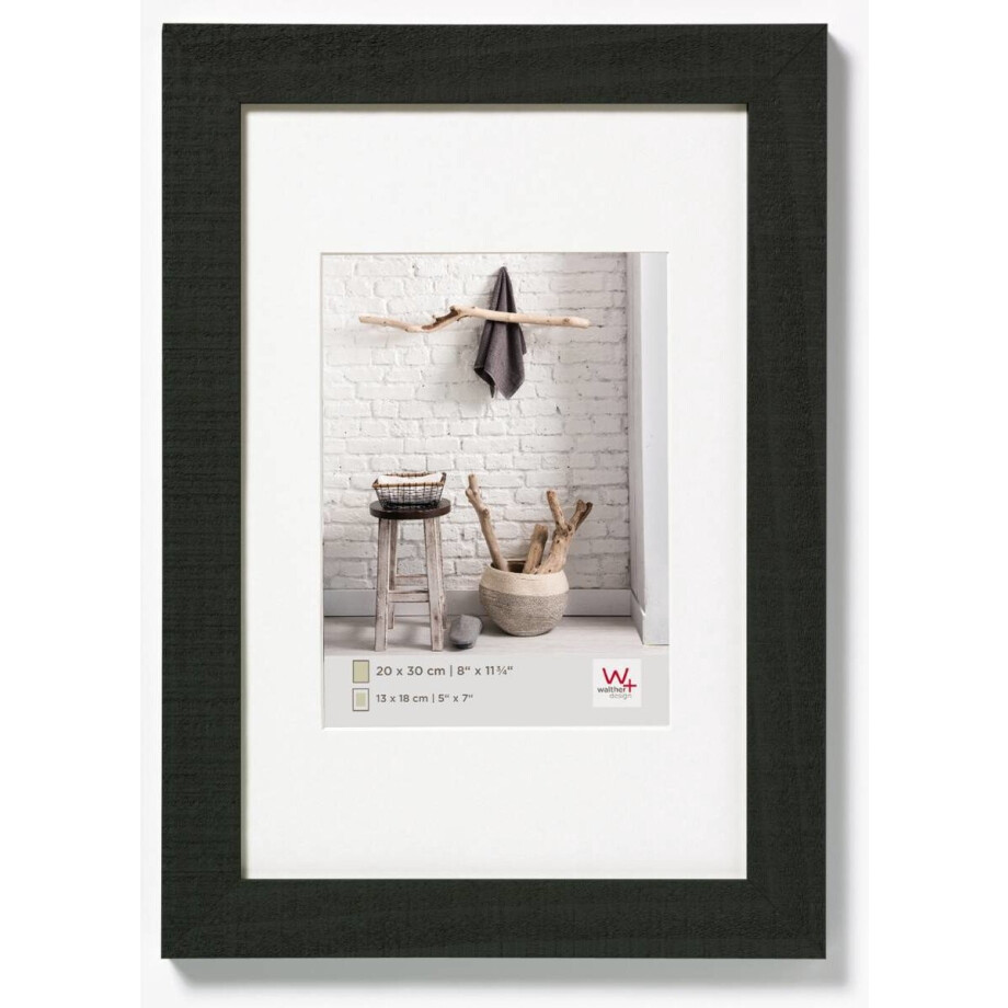 Walther Home - Houten lijst - Fotoformaat 10 x 15 cm - Zwart afbeelding 1