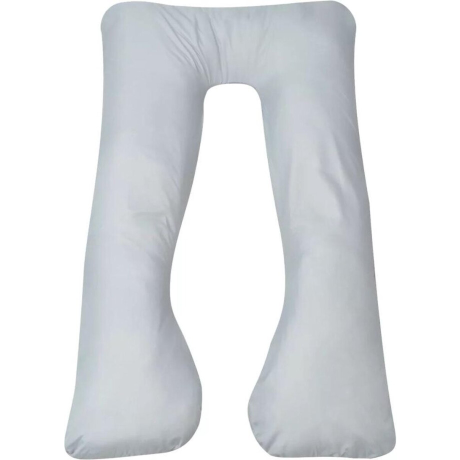 vidaXL - Zwangerschapskussen - 90x145 - cm - grijs afbeelding 1