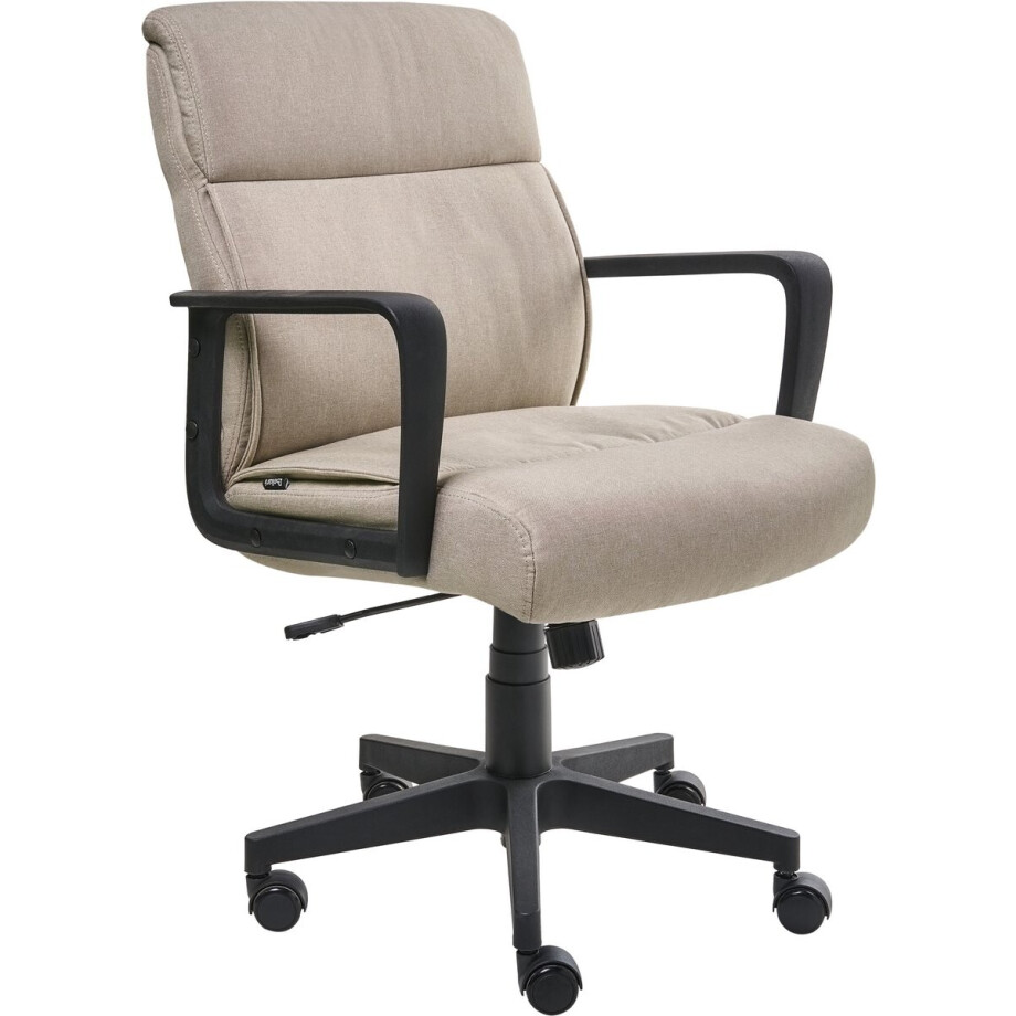 BYRON - Bureaustoel - Beige - Polyester BYRON - Bureaustoel - Beige - Polyester afbeelding 1