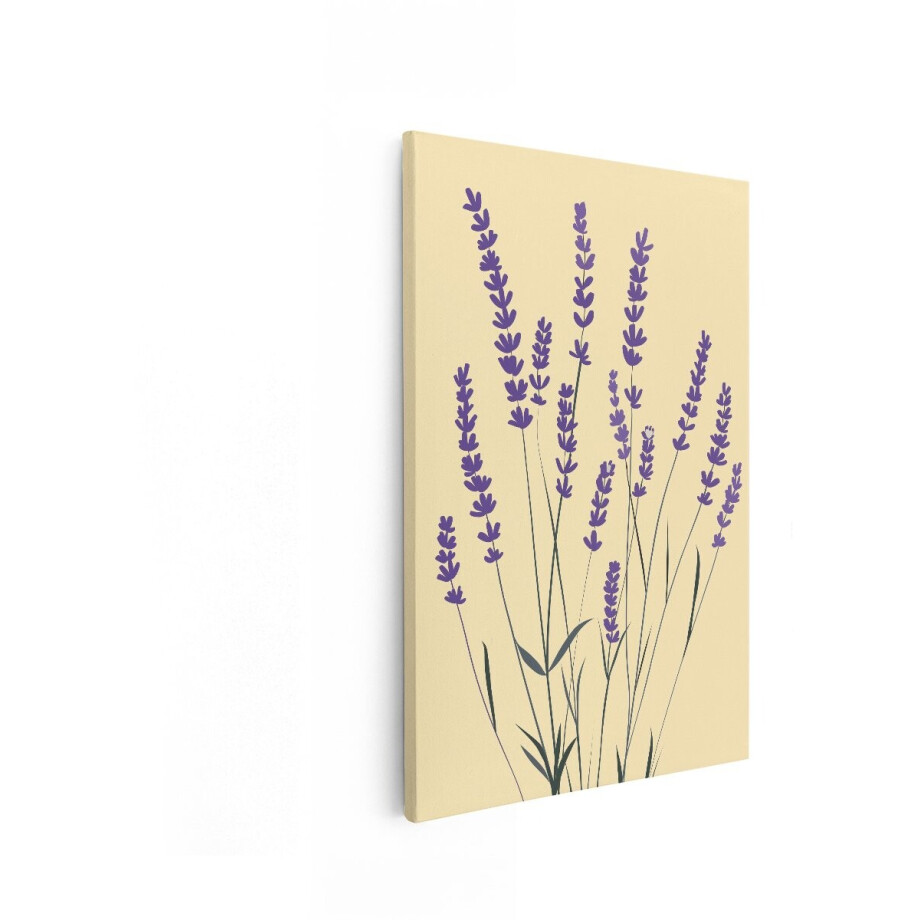 Artaza Canvas Schilderij Lavendel - 40x60 cm - Wanddecoratie Bloemen - Muurdecoratie Botanisch - Decoratie Woonkamer - Paars Artaza Canvas Schilderij Lavendel - 40x60 cm - Wanddecoratie Bloemen - Muurdecoratie Botanisch - Decoratie Woonkamer - Paars afbeelding 1