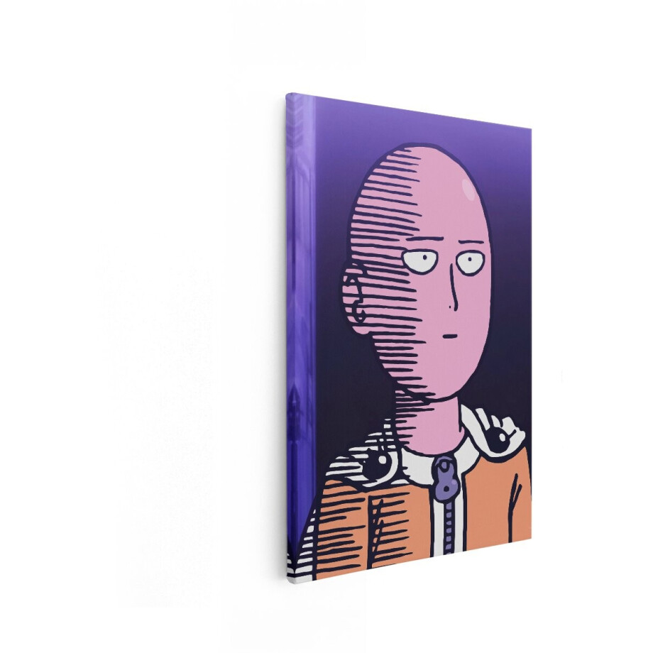 Artaza Canvas Schilderij Saitama - 40x60 cm - Wanddecoratie Anime Serie One Punch Man - Muurdecoratie Slaapkamer Jongen - Schilderijen Op Canvas Artaza Canvas Schilderij Saitama - 40x60 cm - Wanddecoratie Anime Serie One Punch Man - Muurdecoratie Slaapkamer Jongen - Schilderijen Op Canvas afbeelding 1