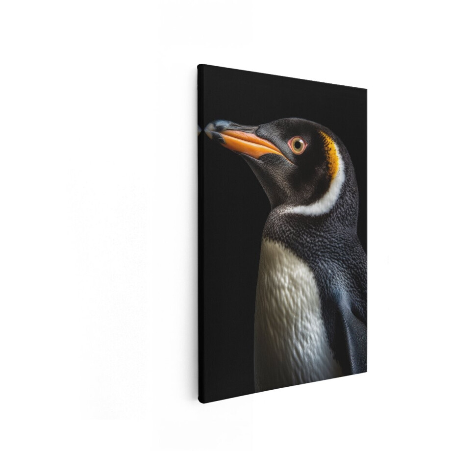 Artaza Canvas Schilderij Pinguïn - 60x90 cm - Wanddecoratie Vogels - Muurdecoratie Dieren - Decoratie Natuur Portret - Schilderijen Op Canvas Artaza Canvas Schilderij Pinguïn - 60x90 cm - Wanddecoratie Vogels - Muurdecoratie Dieren - Decoratie Natuur Portret - Schilderijen Op Canvas afbeelding 1