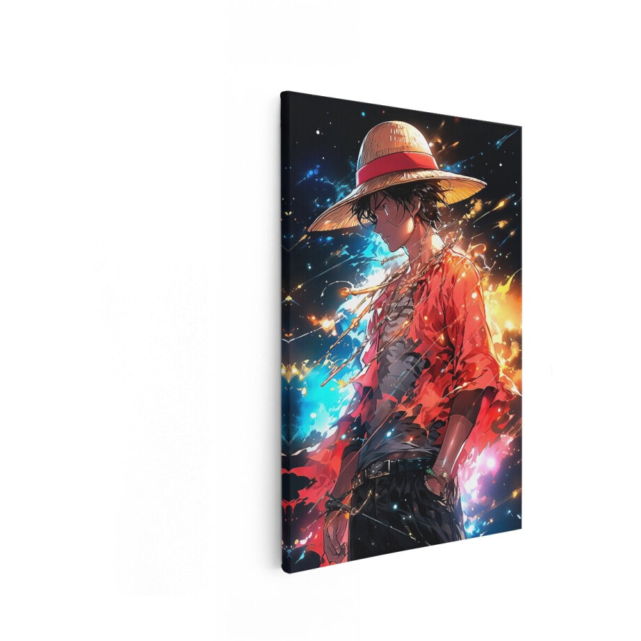 Artaza Canvas Schilderij Luffy One Piece - 80x120 cm - Wanddecoratie Anime - Muurdecoratie Slaapkamer Jongen - Decoratie Strooien Hoed Artaza Canvas Schilderij Luffy One Piece - 80x120 cm - Wanddecoratie Anime - Muurdecoratie Slaapkamer Jongen - Decoratie Strooien Hoed afbeelding 1