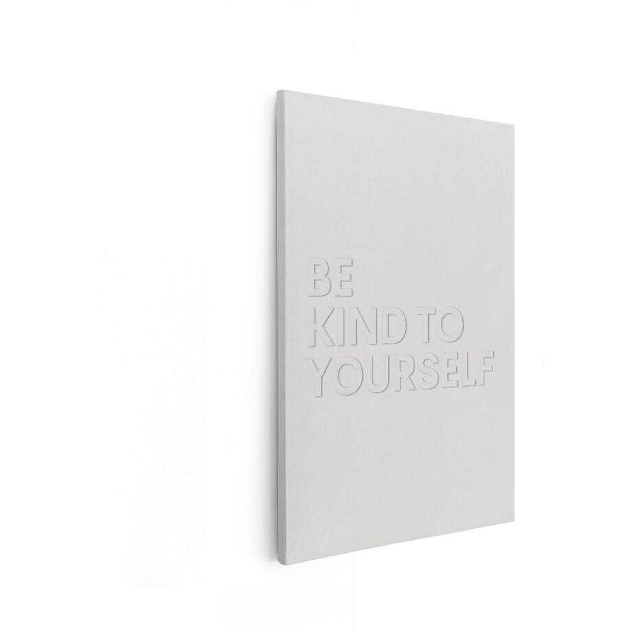 Artaza Canvas Schilderij Tekst Be Kind To Yourself - 20x30 cm - Wanddecoratie Spreuken - Muurdecoratie Minimalistisch - Schilderijen Op Canvas Artaza Canvas Schilderij Tekst Be Kind To Yourself - 20x30 cm - Wanddecoratie Spreuken - Muurdecoratie Minimalistisch - Schilderijen Op Canvas afbeelding 1