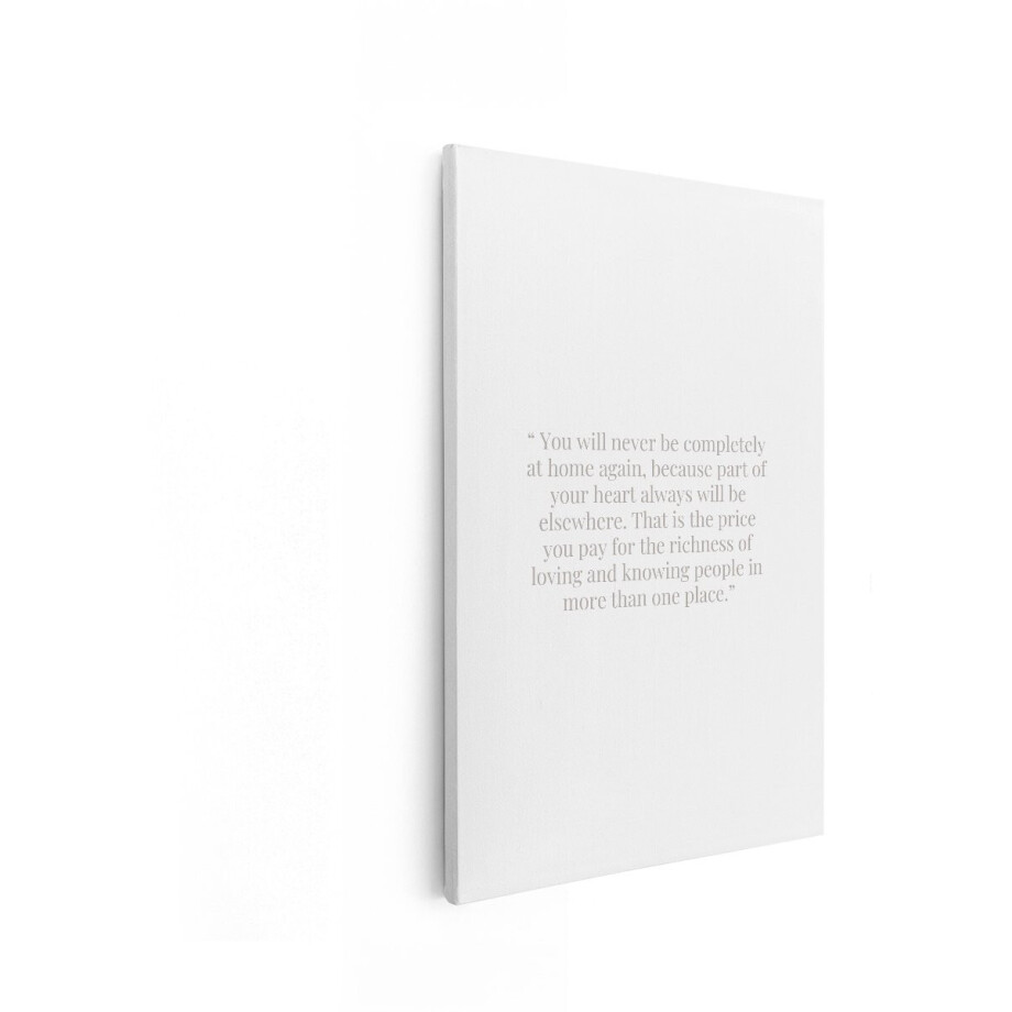 Artaza Canvas Schilderij Tekst - 40x60 cm - Wanddecoratie Quote Liefde - Muurdecoratie Beige Minimalistisch - Schilderijen Spreuken Woonkamer Artaza Canvas Schilderij Tekst - 40x60 cm - Wanddecoratie Quote Liefde - Muurdecoratie Beige Minimalistisch - Schilderijen Spreuken Woonkamer afbeelding 1