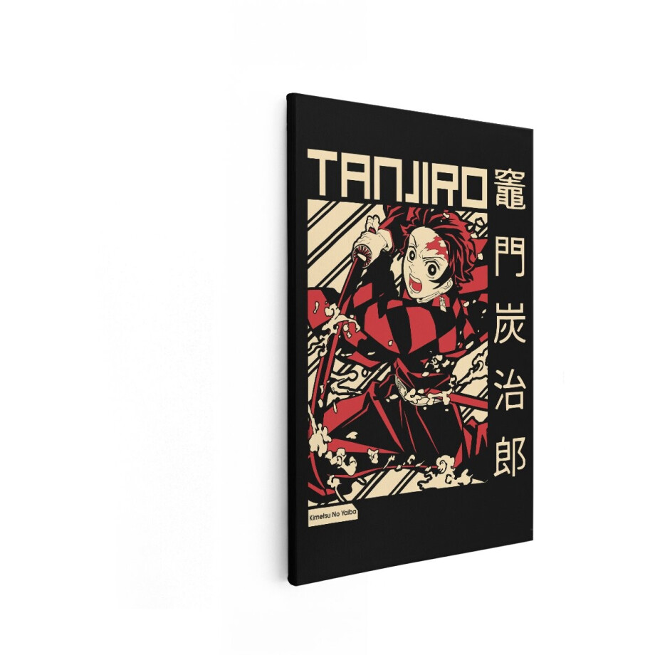 Artaza Canvas Schilderij Tanjiro Kamado - 80x120 cm - Wanddecoratie Demon Slayer - Muurdecoratie Anime - Kamer Accessoires Jongens Slaapkamer Artaza Canvas Schilderij Tanjiro Kamado - 80x120 cm - Wanddecoratie Demon Slayer - Muurdecoratie Anime - Kamer Accessoires Jongens Slaapkamer afbeelding 1
