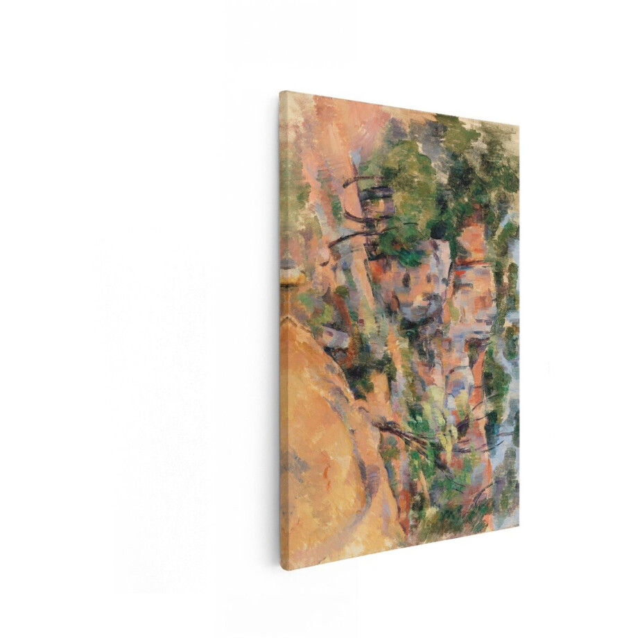 Artaza Canvas Schilderij Paul Cézannes Schilderij 'Mont Sainte-Victoire' Legt een Levendig Natuurlijk Landschap Vast - 60x90 cm - Wanddecoratie Woonkamer - Schilderijen - Muurdecoratie Artaza Canvas Schilderij Paul Cézannes Schilderij 'Mont Sainte-Victoire' Legt een Levendig Natuurlijk Landschap Vast - 60x90 cm - Wanddecoratie Woonkamer - Schilderijen - Muurdecoratie afbeelding 1