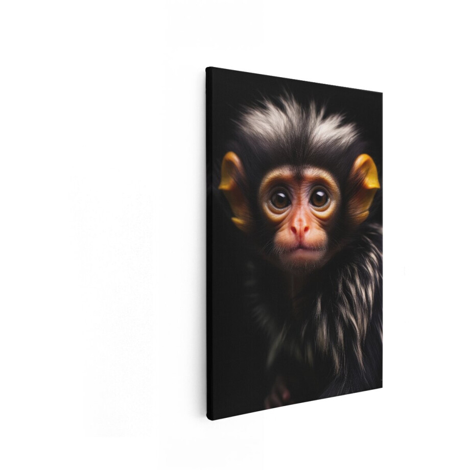 Artaza Canvas Schilderij Baby Aapje - 20x30 cm - Wanddecoratie Dieren - Muurdecoratie Slaapkamer - Schilderijen Op Canvas Artaza Canvas Schilderij Baby Aapje - 20x30 cm - Wanddecoratie Dieren - Muurdecoratie Slaapkamer - Schilderijen Op Canvas afbeelding 1