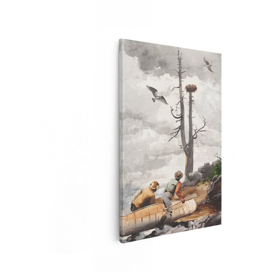 Artaza Canvas Schilderij Kano - 40x60 cm - Wanddecoratie Vogels - Muurdecoratie Natuur - Decoratie Boom - Schilderijen Op Canvas Artaza Canvas Schilderij Kano - 40x60 cm - Wanddecoratie Vogels - Muurdecoratie Natuur - Decoratie Boom - Schilderijen Op Canvas afbeelding 1