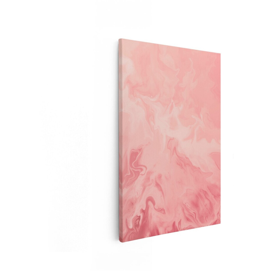 Artaza Canvas Schilderij Abstract - 40x60 cm - Wanddecoratie Modern - Muurdecoratie Roze Marmer - Decoratie Vloeiend Patroon Artaza Canvas Schilderij Abstract - 40x60 cm - Wanddecoratie Modern - Muurdecoratie Roze Marmer - Decoratie Vloeiend Patroon afbeelding 1