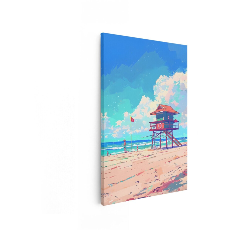Artaza Canvas Schilderij Zee - 20x30 cm - Wanddecoratie Strand Duinen - Muurdecoratie Landschap - Decoratie Kust - Kamer Accessoires Artaza Canvas Schilderij Zee - 20x30 cm - Wanddecoratie Strand Duinen - Muurdecoratie Landschap - Decoratie Kust - Kamer Accessoires afbeelding 1