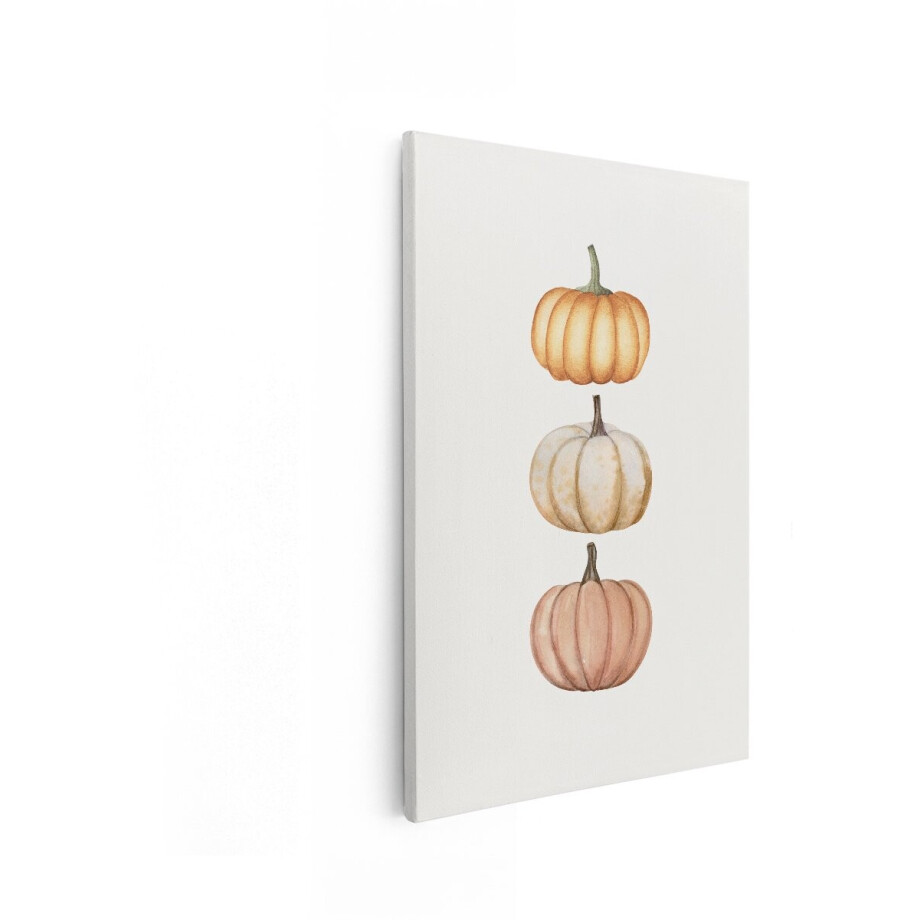 Artaza Canvas Schilderij Herfst - 20x30 cm - Wanddecoratie Pompoen - Muurdecoratie Botanisch - Decoratie Aquarel Boho - Kamer Accessoires Artaza Canvas Schilderij Herfst - 20x30 cm - Wanddecoratie Pompoen - Muurdecoratie Botanisch - Decoratie Aquarel Boho - Kamer Accessoires afbeelding 1