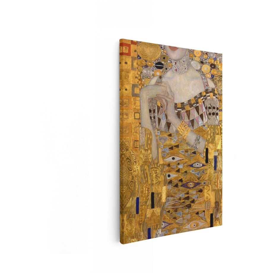 Artaza Canvas Schilderij Vrouw Gustav Klimt - 60x90 cm - Gouden Wanddecoratie - Muurdecoratie Klassieke Schilderijen - Decoratie Art Nouveau - Goud Artaza Canvas Schilderij Vrouw Gustav Klimt - 60x90 cm - Gouden Wanddecoratie - Muurdecoratie Klassieke Schilderijen - Decoratie Art Nouveau - Goud afbeelding 1