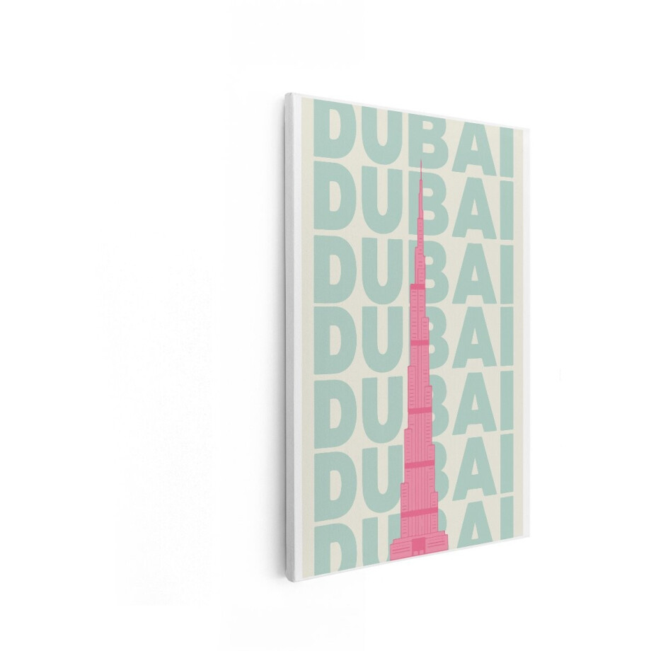 Artaza Canvas Schilderij Burj Khalifa - 60x90 cm - Wanddecoratie Dubai - Muurdecoratie Modern - Decoratie Stad Roze Artaza Canvas Schilderij Burj Khalifa - 60x90 cm - Wanddecoratie Dubai - Muurdecoratie Modern - Decoratie Stad Roze afbeelding 1